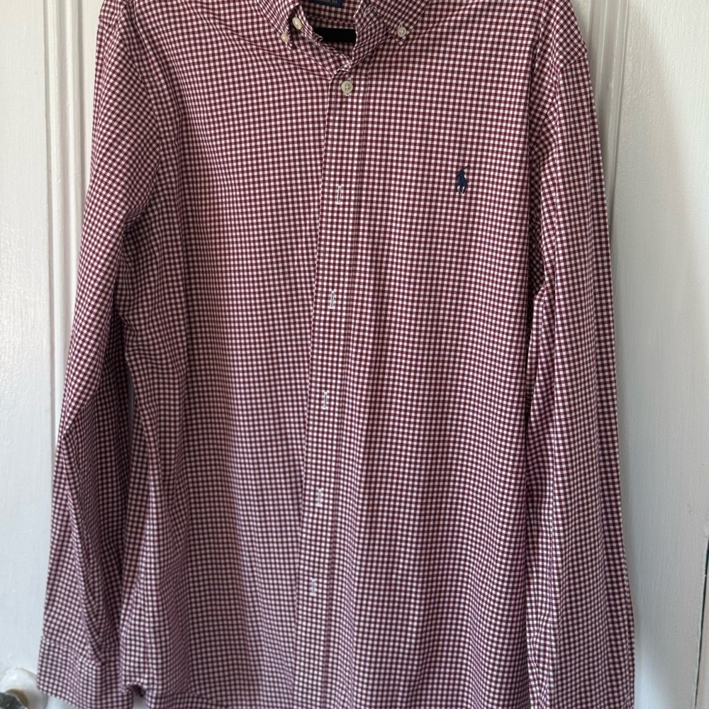 Polo Ralph Lauren Red Checkered Button Down Shirt